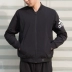 Adidas nam 2019 xuân mới cổ áo thể thao đứng cộng với áo khoác nhung ấm áp áo khoác giản dị DW4588 - Áo khoác thể thao / áo khoác áo khoác nữ thể thao Áo khoác thể thao / áo khoác
