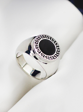 男士钛钢嘻哈不掉色戒指高级