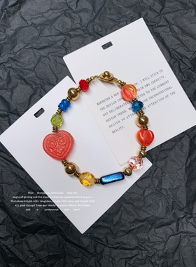 一勺盐.原创设计小众进口琉璃高级感轻奢不褪色手链