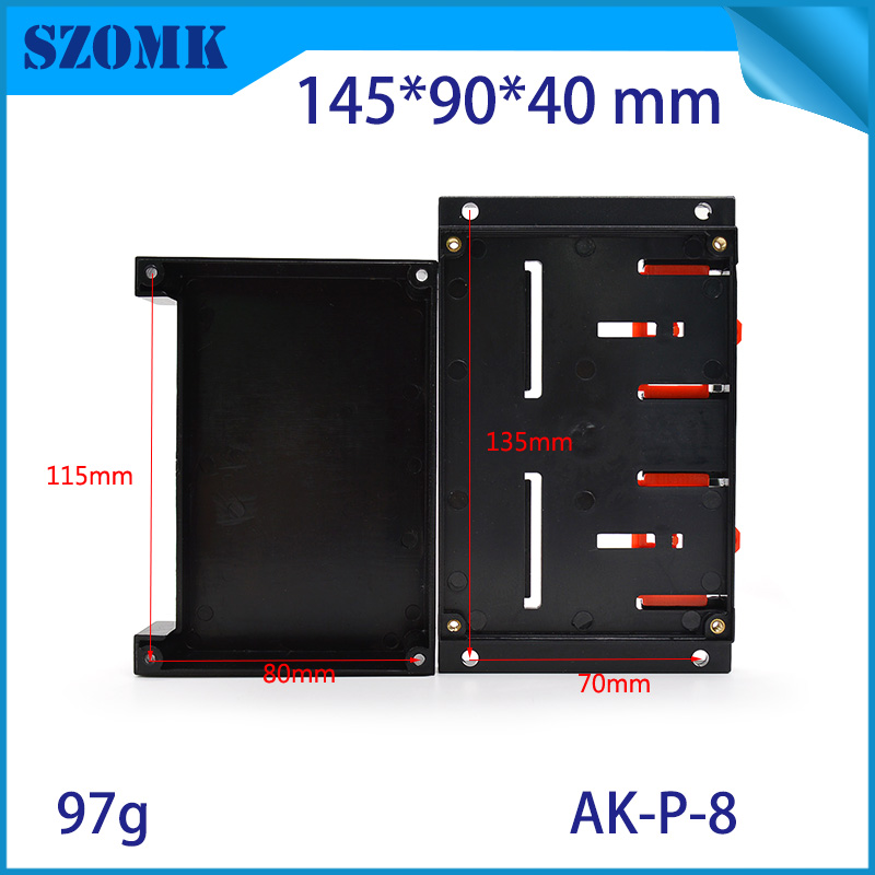 SZOMK145*90*40导轨控制开关塑料外壳PLC工控盒配电器模块外壳P08 - 图1