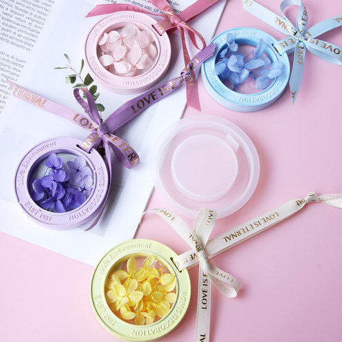 巧巧diy滴胶香薰石膏吊牌挂件硅胶模具车载挂件AB胶手工diy材料 - 图3