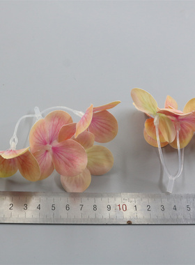 手感仿真绣球花手作簪花装饰花