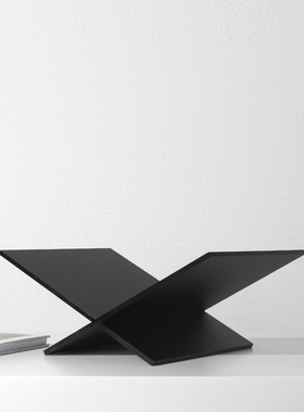 简约现代风亚克力杂志架软装饰品