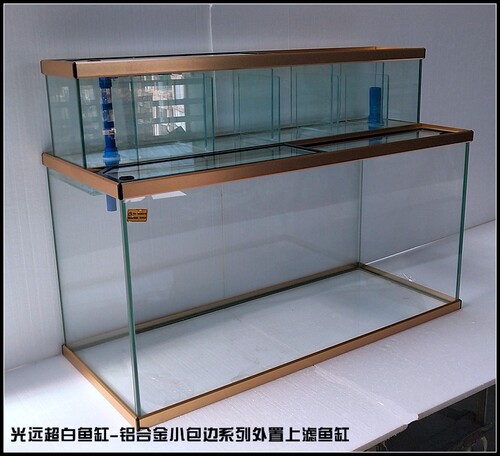 超白鱼缸外置上滤缸金晶玻璃鱼缸水草缸超白龟 外置顶滤套缸 - 图0