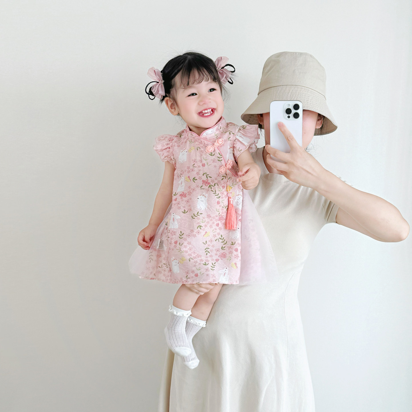 女童连衣裙夏季女宝宝公主裙新中式国风小女孩旗袍裙婴儿周岁裙子,淘宝优惠券,粉丝福利购,淘宝优惠卷