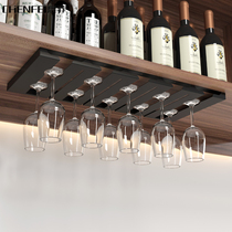 Creative High Foot Cup Shelf Red Wine Cup Shelf Upside Down Home Hanging Wine Glass Shelf Shelf-Free Swing Piece Containing Rack God