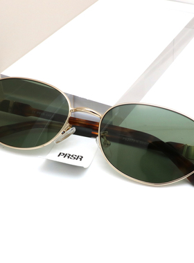 帕莎2026新品太阳镜男女金属椭圆框老钱风轻奢防紫外线墨镜PS2079