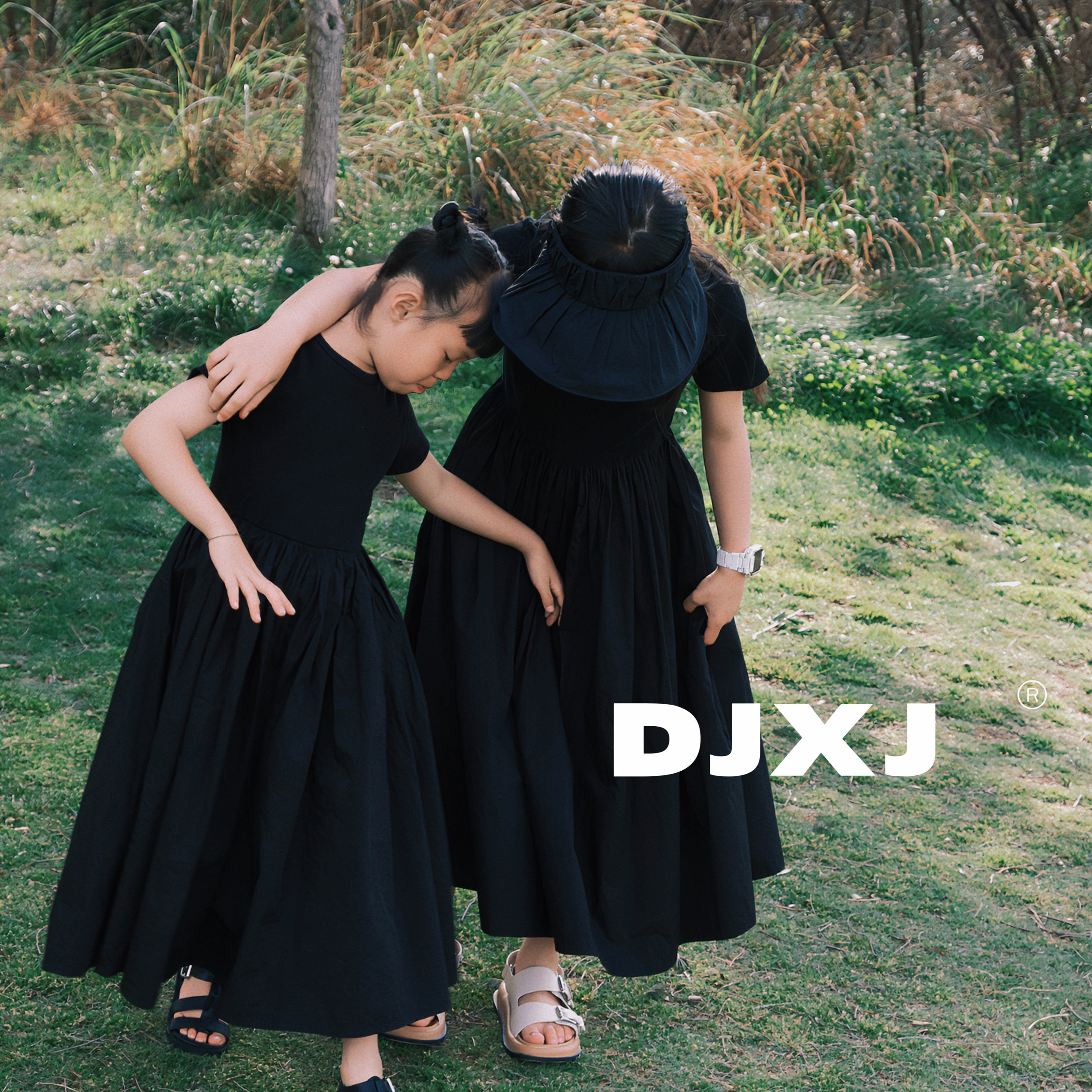 卷妈爱大小卷夏季女童拼接裙子高质显瘦赫本风长裙低腰T恤连衣裙,淘宝优惠券,粉丝福利购,淘宝优惠卷