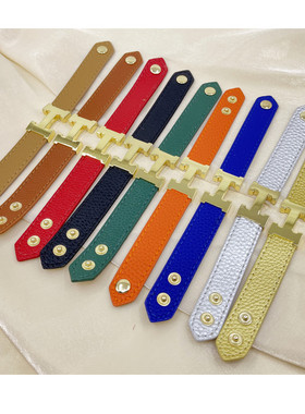 原创欧美女皮质小众网红款手环潮