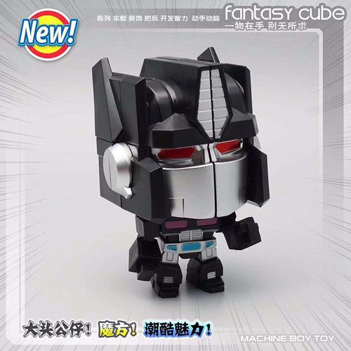 变形玩具5摆件 擎天2阶魔方头手办男孩手动拼装儿童早教金刚模型 - 图2