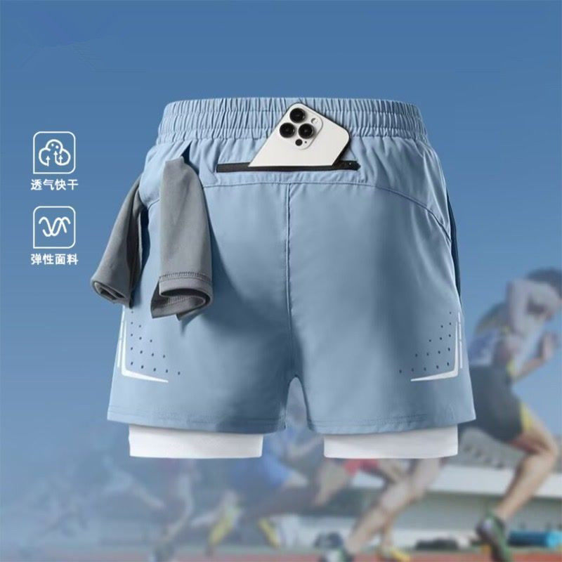 运动短裤男跑步专用夏季新款专业可放手机训练速干三分裤内衬裤子,淘宝优惠券,粉丝福利购,淘宝优惠卷