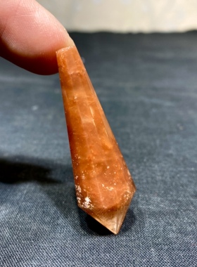 天然水晶吊坠 红兔毛灵摆吊坠套链 水晶挂件 毛衣链项链 一物一图