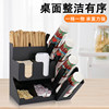 Coffee, milk and tea shop paper cup holder straw commercial storage box
