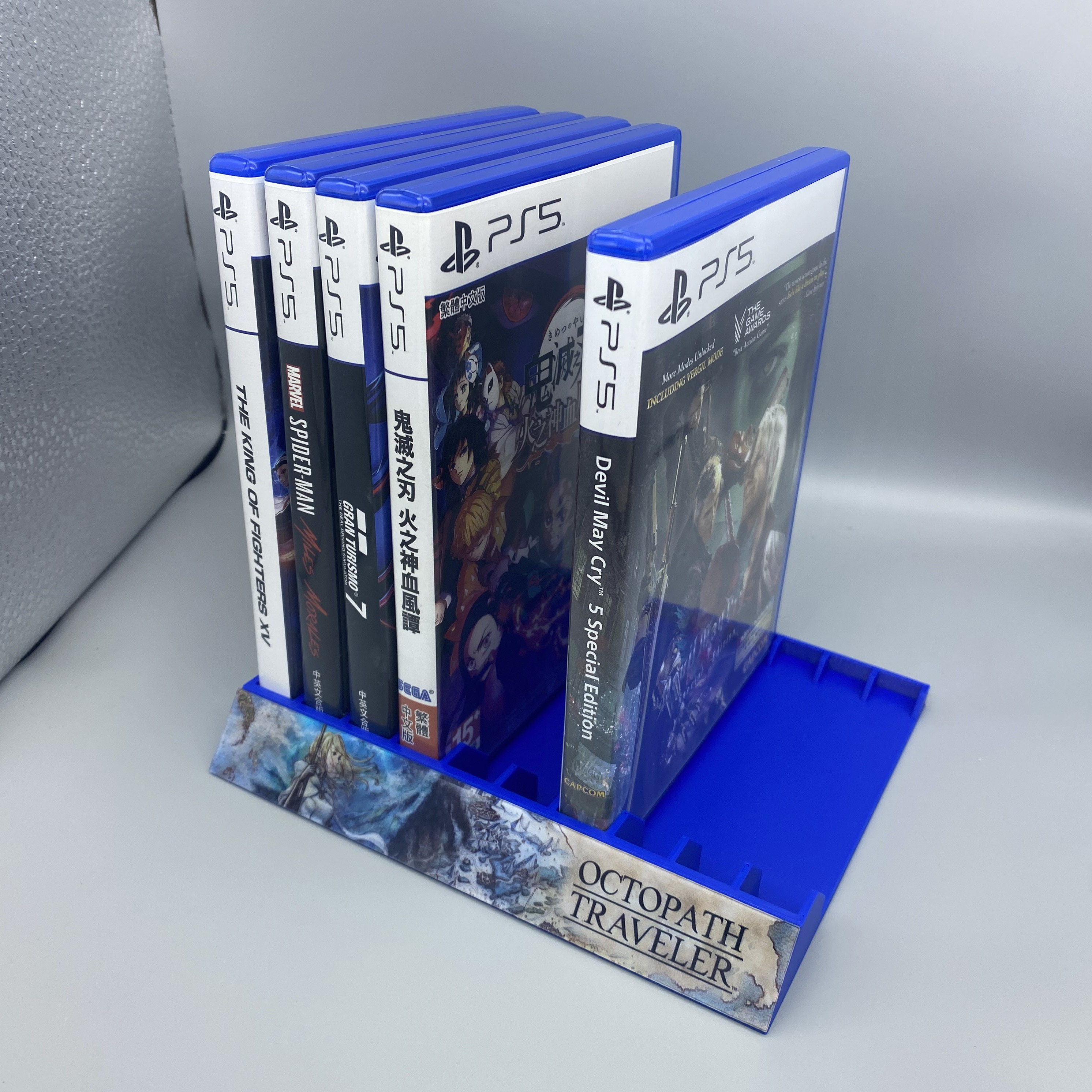 原神ps5光盘收纳盒ps4游戏光碟放置架游戏卡带碟收纳放置架ps周边配件