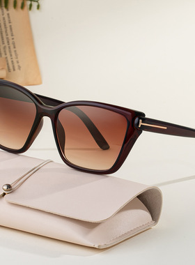 圆脸显小欧美时尚太阳眼镜