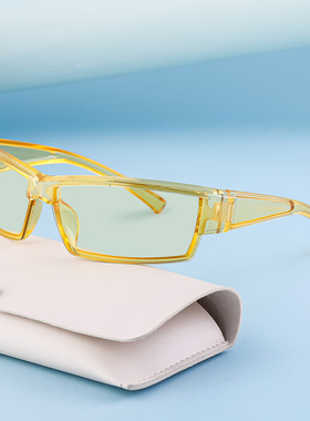 欧美半框运动防风太阳镜