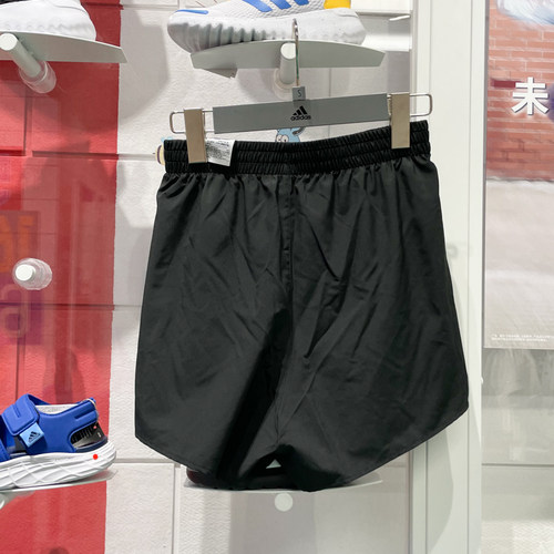 Adidas阿迪达斯男子2025夏季简约速干透气跑步运动训练短裤IN1159 - 图0