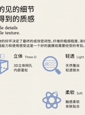 蚕丝面膜纸独立包装纯露湿敷伴侣