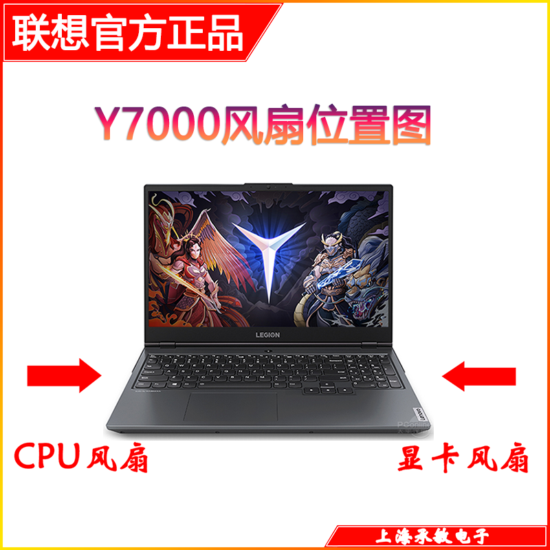 适用联想LENOVO拯救者 Y7000 Y7000P 2018/2019 Y530-15ICH风扇-图2