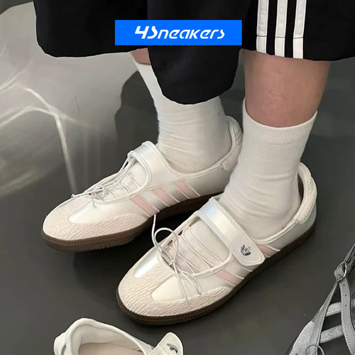 Adidas三叶草SAMBA JANE女子舒适百搭时尚玛丽珍鞋KJ3970 - 图1
