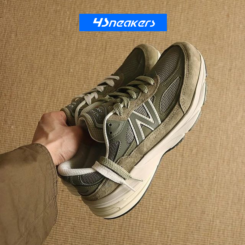 New Balance NB 990 V6 美产男女低帮复古运动休闲跑步鞋 U990TG6 - 图0