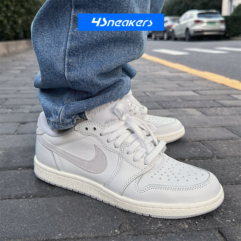 Air Jordan 1 Low 85 AJ1灰白复古篮球鞋FB9933-100 - 图1