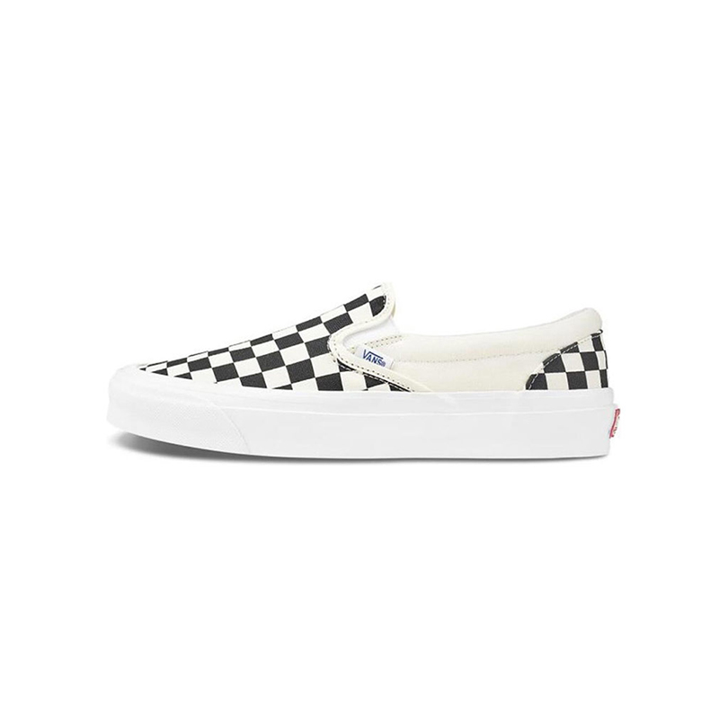 范斯Vans Slip On LX Vault棋盘格一脚蹬男女休闲板鞋VN0A45JKT0A