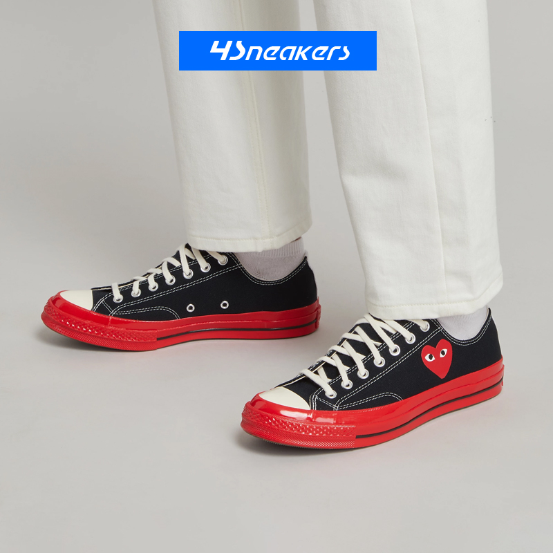 Converse x CDG匡威1970S川久保玲男女休闲帆布鞋A01795C-图2