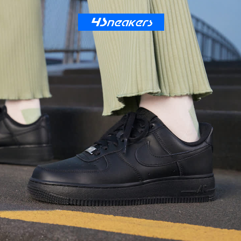 Nike Air Force 1 Low AF1黑武士白绿空军男女低帮板鞋CW2288-111 - 图1