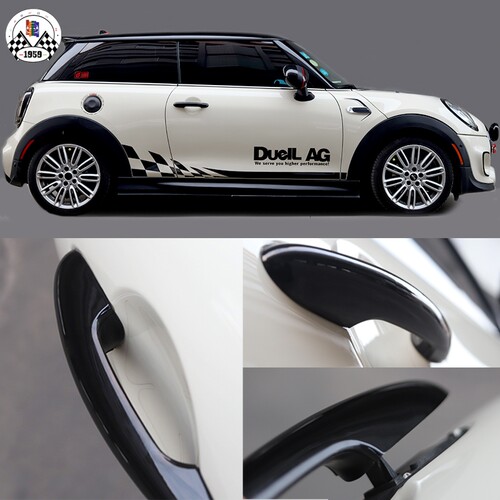 mini CooperR53R56R60F55F56FF60外装饰壳车门把手卡扣外拉手 - 图1