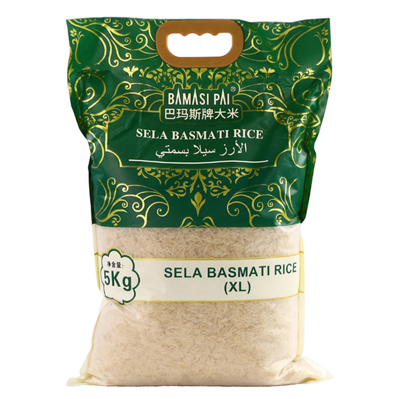 Sela Basmati rice巴斯马蒂大米巴基斯坦印度进口长粒香米长米5KG-图3