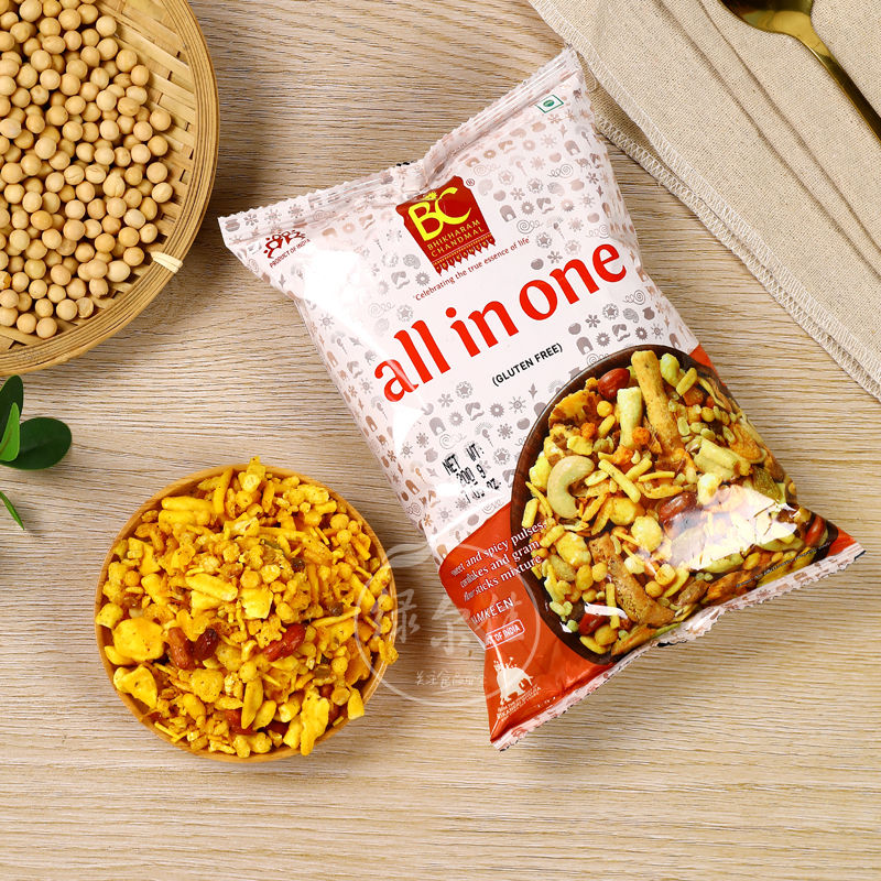 印度进口零食小吃SNACKS BOMBAY MIXTURE膨化油炸食品INDIA美食 - 图1