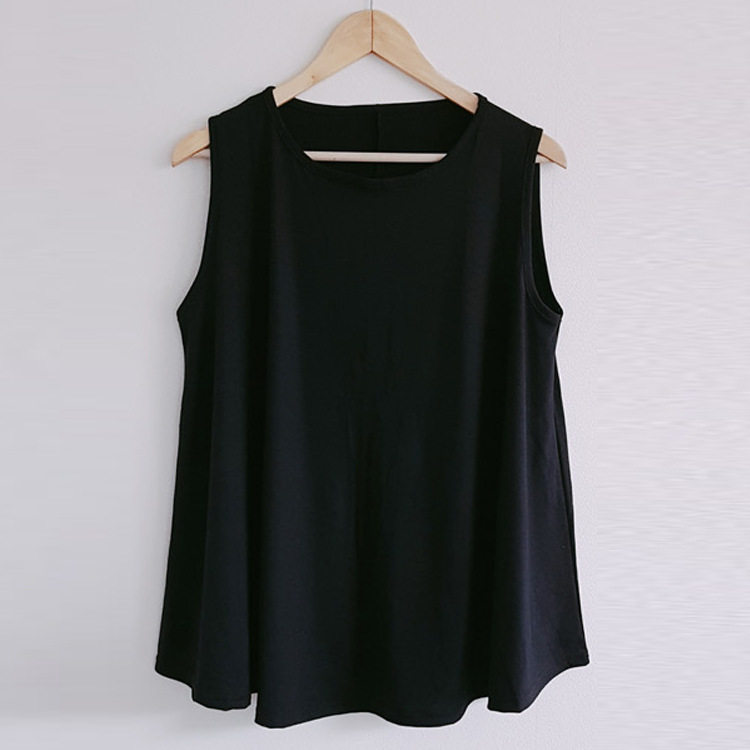 300斤胖人胖妞特大码女装夏200斤莫代尔宽肩大下摆背心吊带居家服