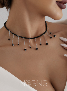 Norns长短吊饰项链流苏