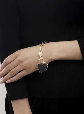 Norns合金欧美不对称爱心