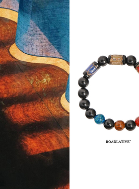 ROADLATIVE金砂琉璃珠手链