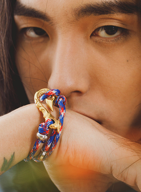 ROADLATIVE钛钢鱼钩扣情侣手绳