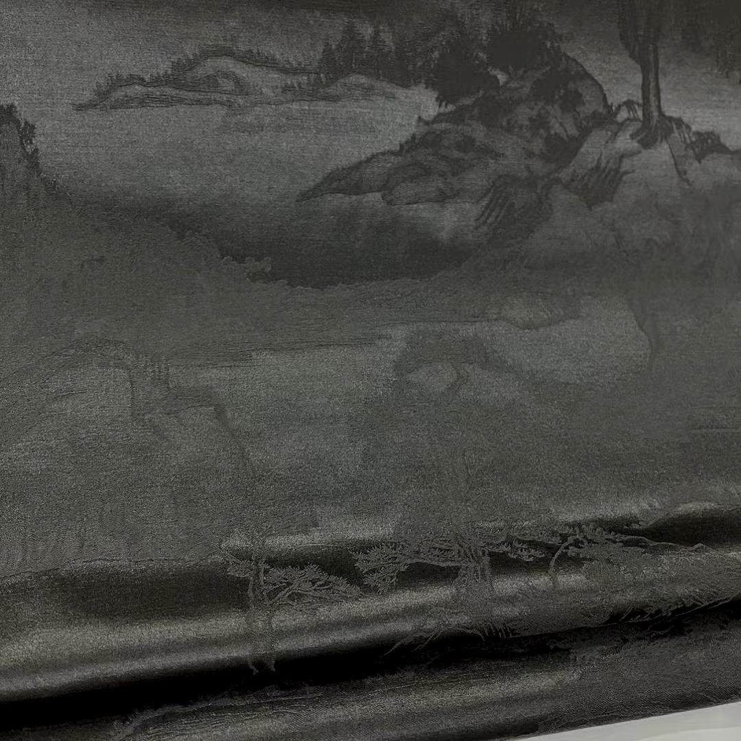 山水人家/35姆丝毛提花140门幅40桑蚕丝60精炼羊毛混纺旗袍褂面料,淘宝优惠券,粉丝福利购,淘宝优惠卷