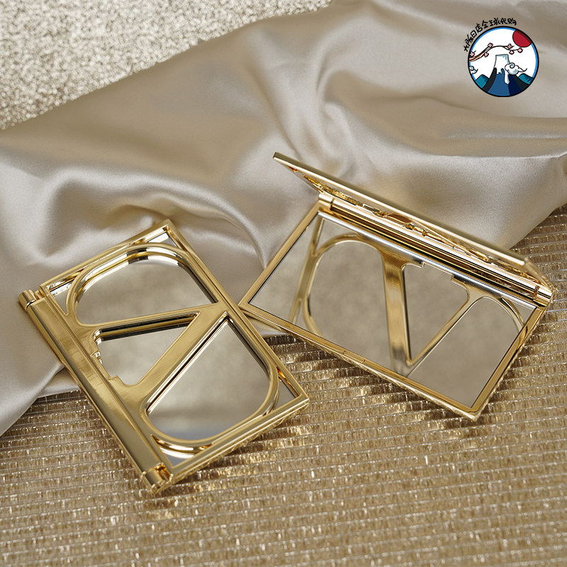 美妆香水专柜赠品Valentino华伦天奴金属化妆镜手持便携随身镜子,淘宝优惠券,粉丝福利购,淘宝优惠卷