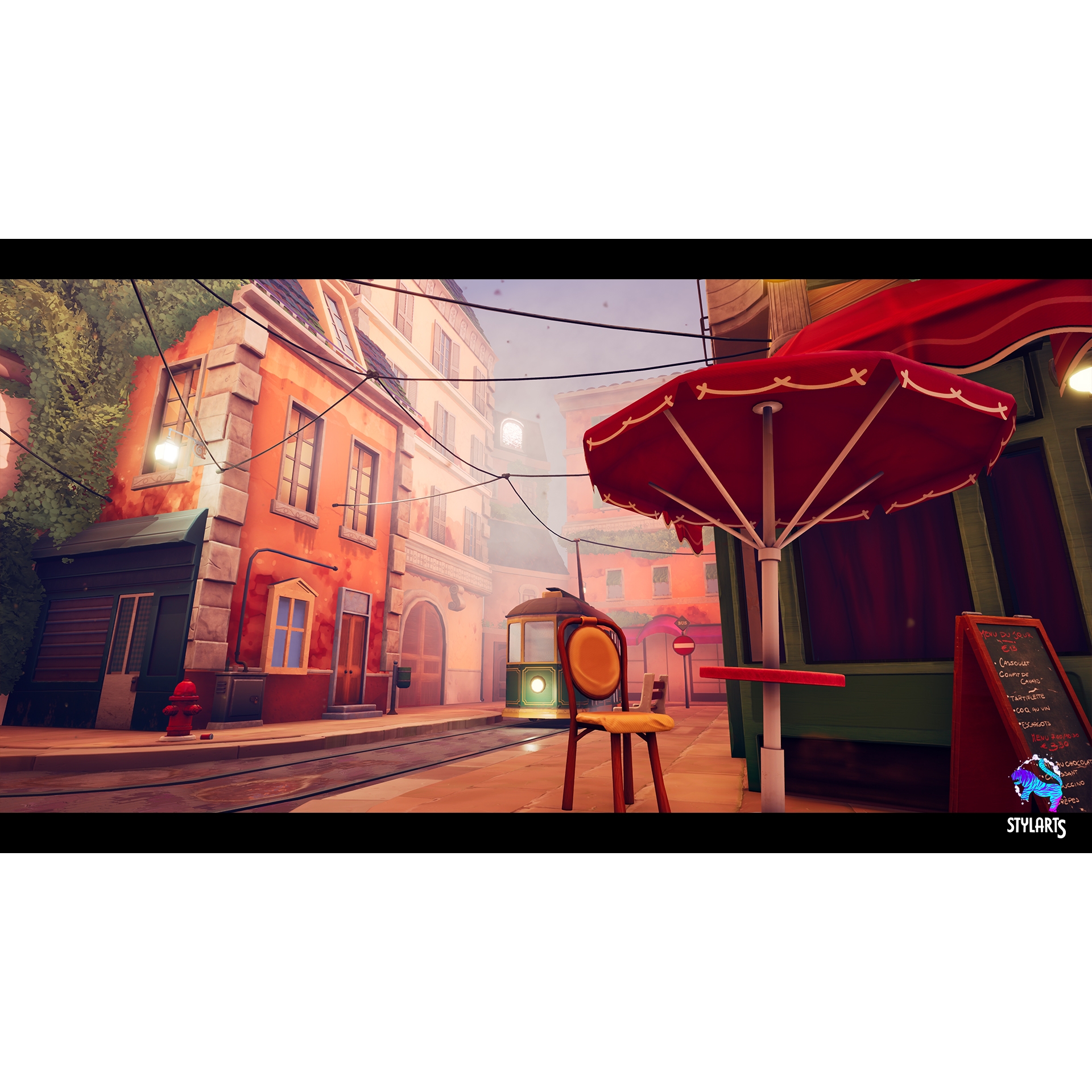 UE4UE5 Stylized Paris Street 卡通街道巴黎城市场景4.27 - 图1