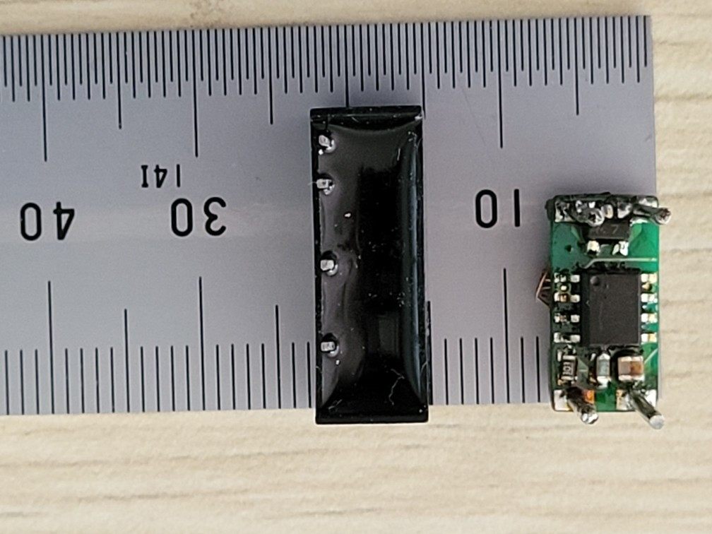 隔离电源模块，输入2-24V输出24V2w，7mmx14mmx4mm，5倍电压范围 - 图3