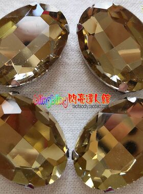 百搭diy水晶手工椭圆水钻