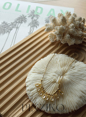 PINZIKO 大兔子 风铃项链~意大利复古时尚首饰小众项链