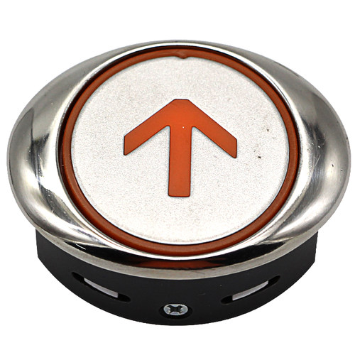 日立电梯外呼按钮EL-PO按键盲文按钮镜面不锈钢喷砂字椭圆上下 - 图3