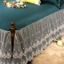 Những giấc mơ đẹp, thậm chí váy ren, áo trải giường cotton dài, đơn, 3 bộ váy thêu, phong cách châu Âu, tấm chống trượt - Váy Petti