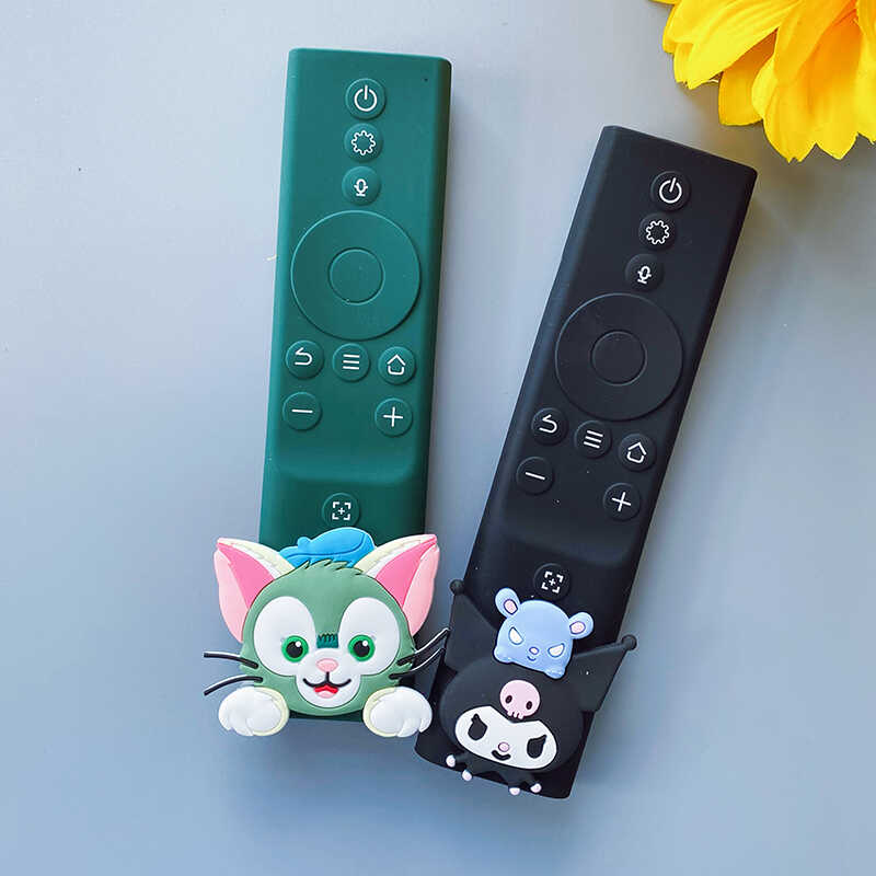 极米全包遥控器保护套加厚软硅胶H5H6透明Z6Xpro防摔防尘可爱卡通 - 图0