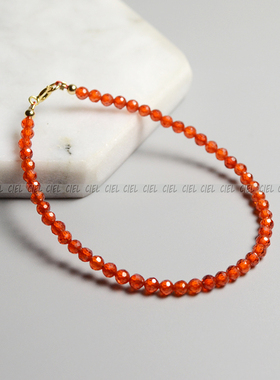 ciel原创手工天然锆石女叠加切面