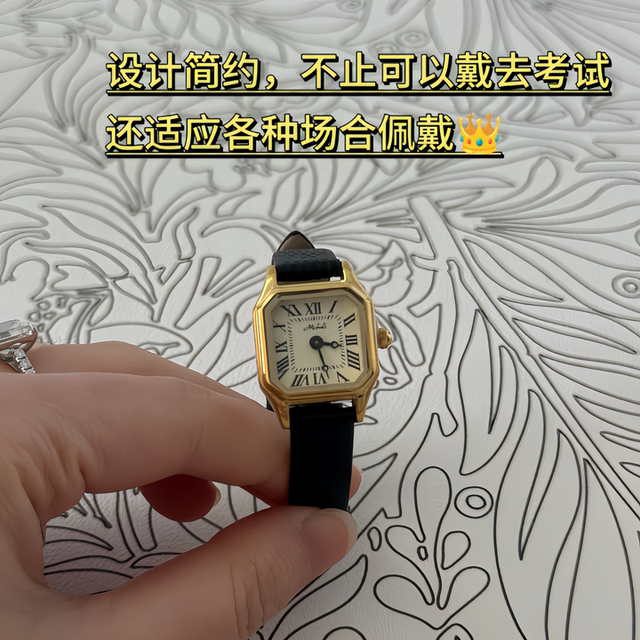 Milissa Vintage Roman Scale Examination Quartz Watch