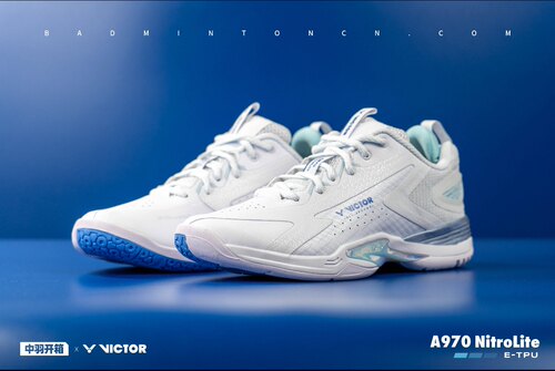 VICTOR胜利羽毛球鞋大赛款全面型A970ACE/NitroLite氮气发泡中底 - 图1