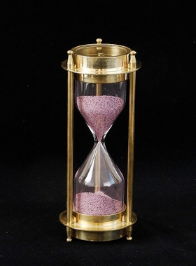 印度做旧分钟商务礼品黄铜沙漏